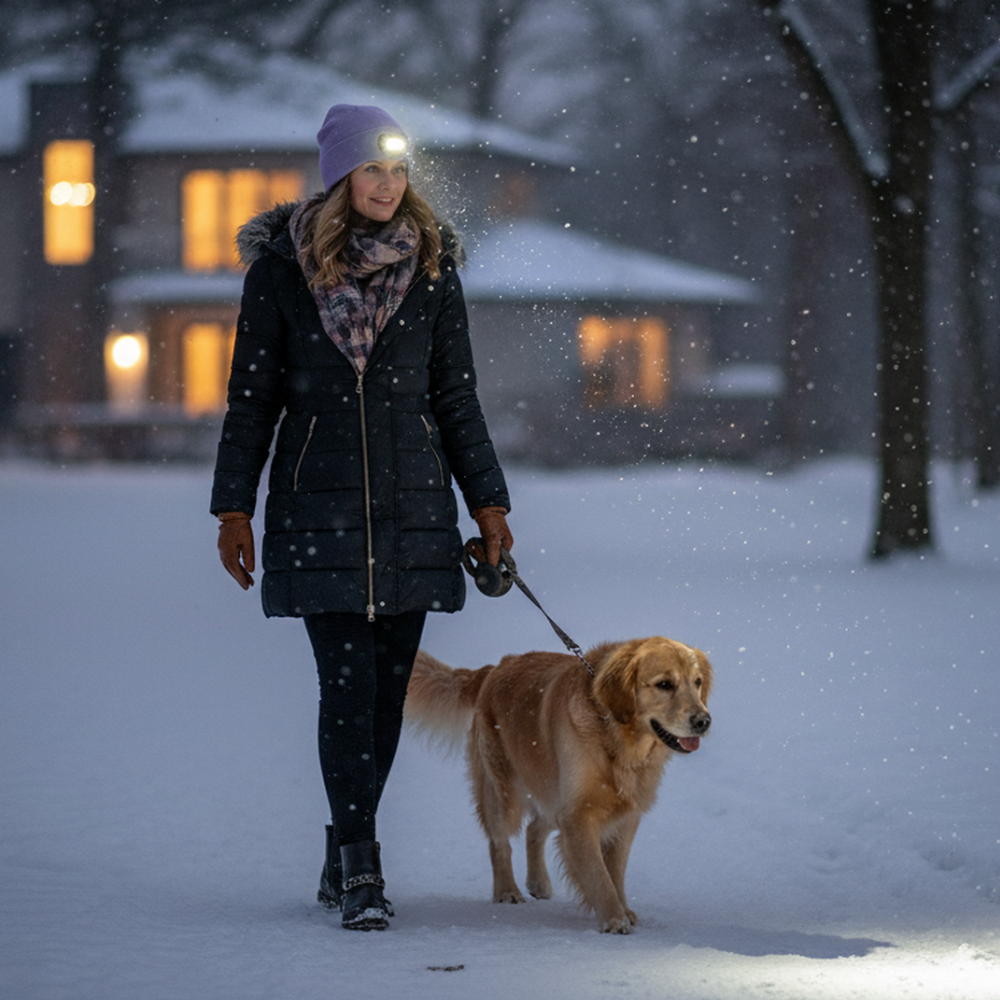 POWERCAP 2.5 Rechargeable LED Lighted Headlamp Beanies