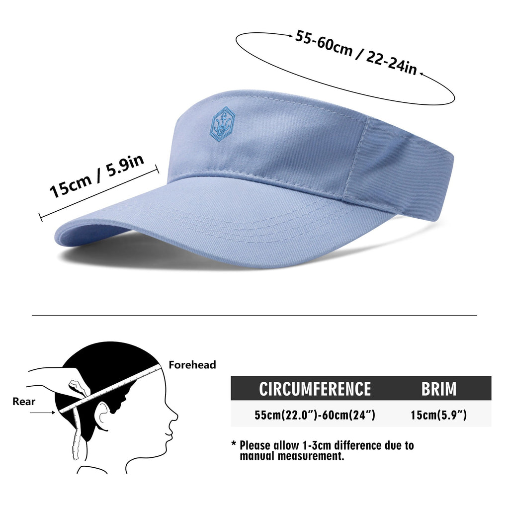Embroidered Sun Visor Caps