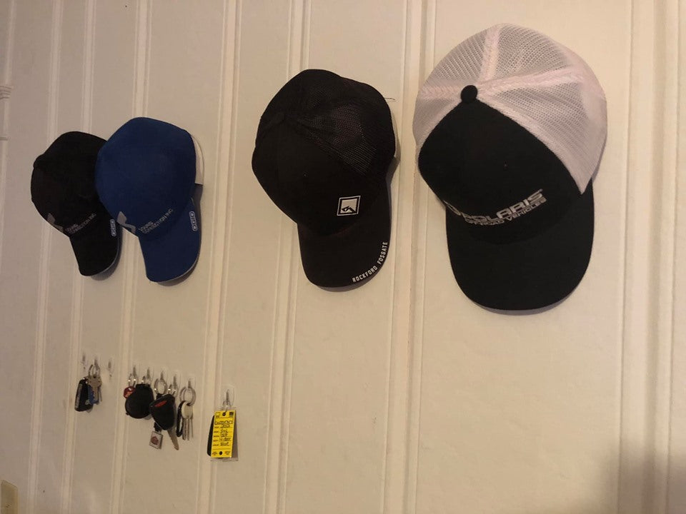 Hat-Hanger (10 Pack) - White Winter