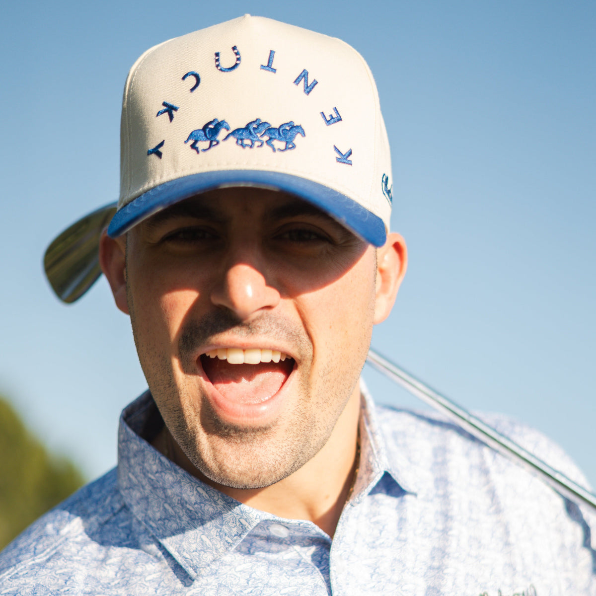 Royal Blue Hoof Kentucky Hat
