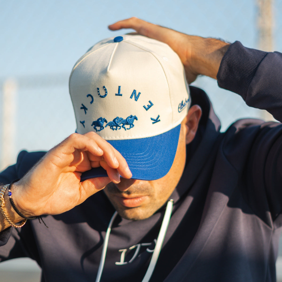 Royal Blue Hoof Kentucky Hat